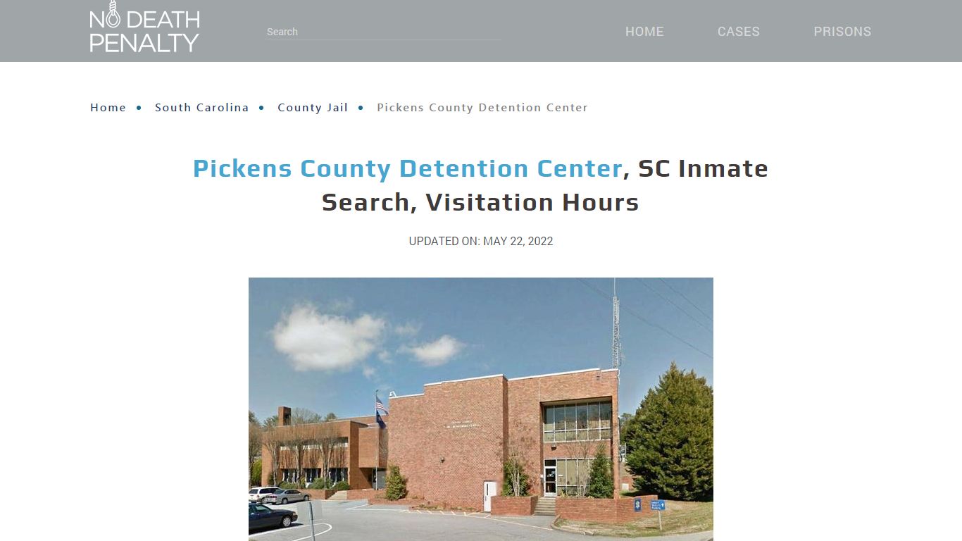 Pickens County Detention Center, SC Inmate Search ...